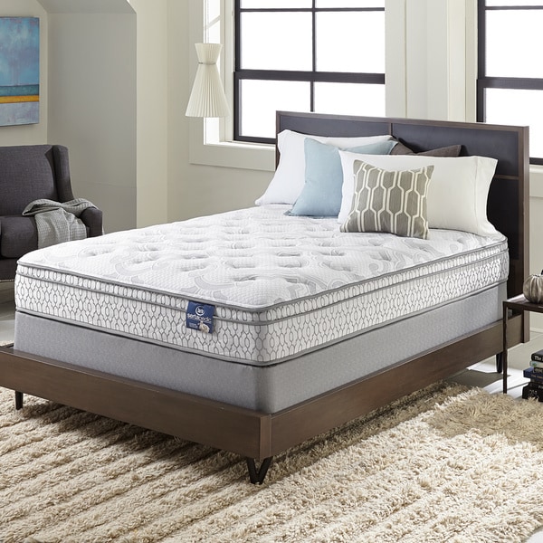 Shop Serta Extravagant Euro Top King-size Mattress Set ...