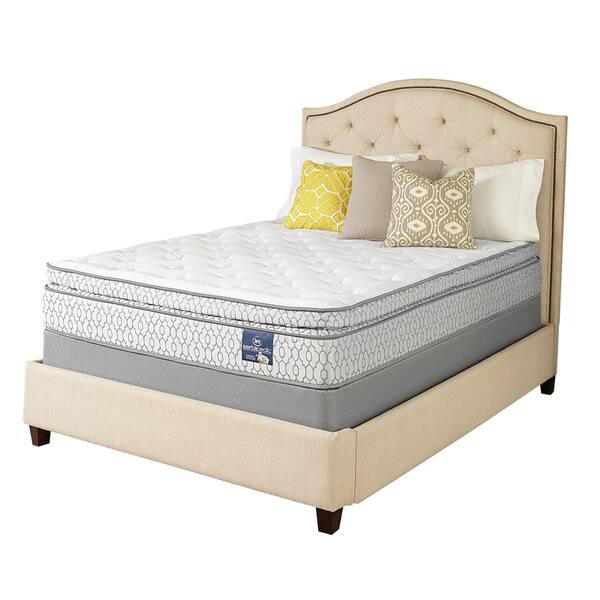 Shop Serta Amazement Pillow Top King Size Mattress Set Free