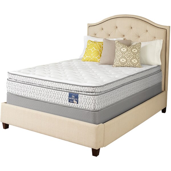 Serta Amazement Pillowtop Twin Size Mattress Set Free Shipping
