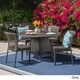 preview thumbnail 3 of 15, Bertha Outdoor 5-piece Wicker Dining Set by Christopher Knight Home