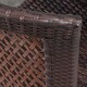 preview thumbnail 8 of 15, Bertha Outdoor 5-piece Wicker Dining Set by Christopher Knight Home