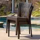 preview thumbnail 7 of 15, Bertha Outdoor 5-piece Wicker Dining Set by Christopher Knight Home