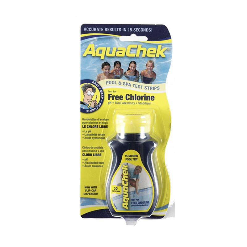 AquaChek Spa 6-in-1 Test Strips for Spas and Hot Tubs - Multi