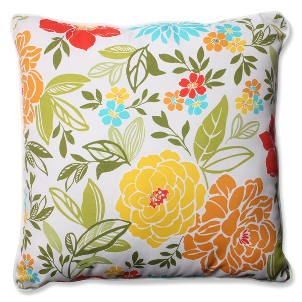 Pillow Perfect Outdoor/ Indoor Spring Bling Multi 23-inch Floor Pillow