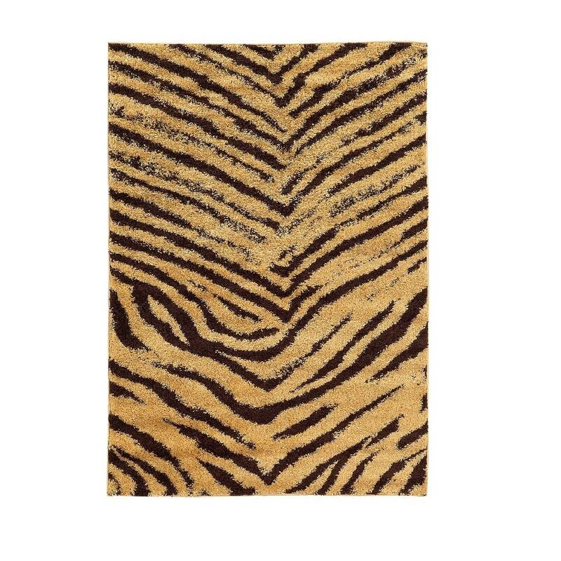 Linon Moroccan Sahara Distressed Rug - 5' x 7' - Camel/Brown