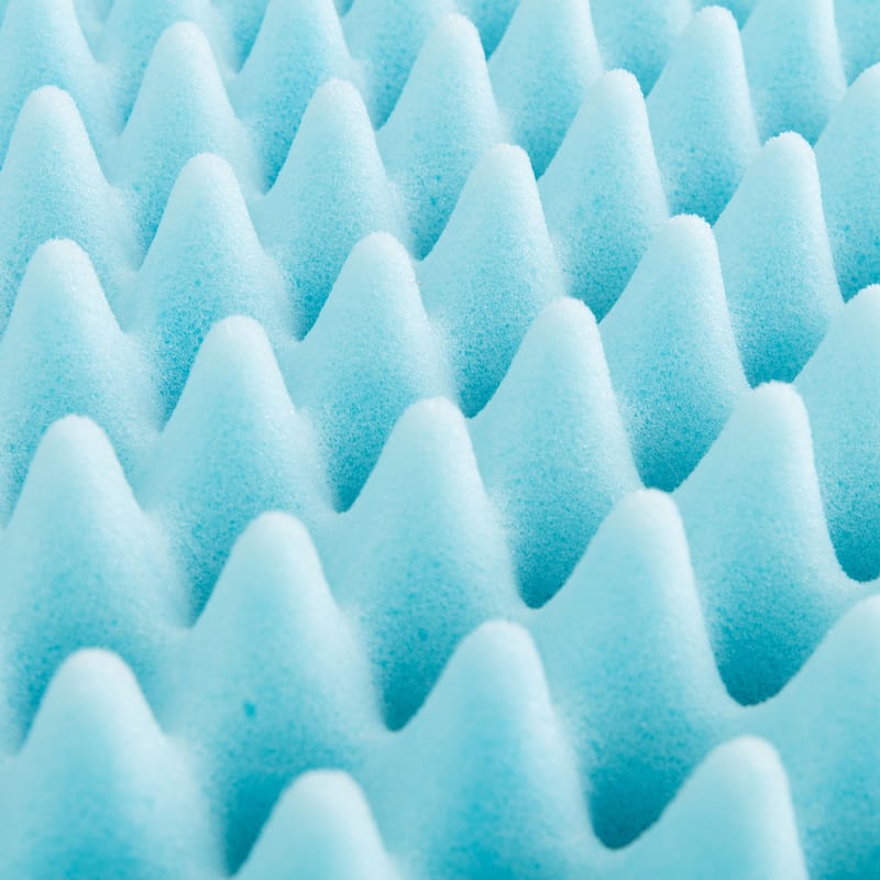 Slumber Solutions Dorm 3-inch Textured Gel Memory Foam Mattress Topper