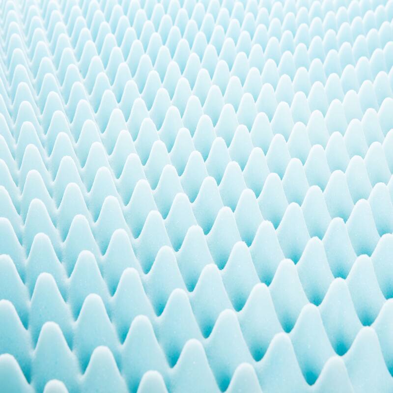 Slumber Solutions Dorm 3-inch Textured Gel Memory Foam Mattress Topper