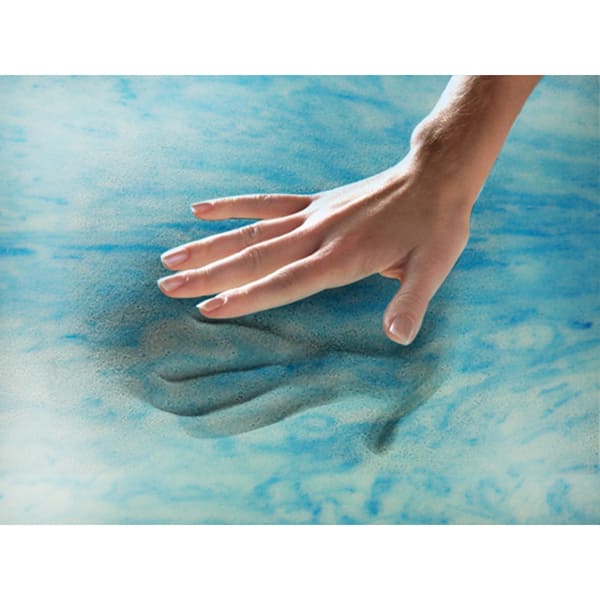 Comforpedic Loft from Beautyrest Dorm 4-inch Textured Gel Memory Foam Mattress Topper