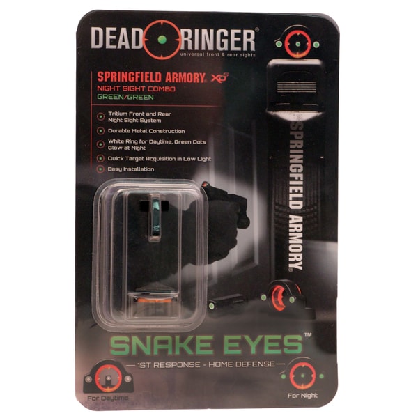 Dead Ringer Springfield XDS 45ACP 9mm Green Green Sight