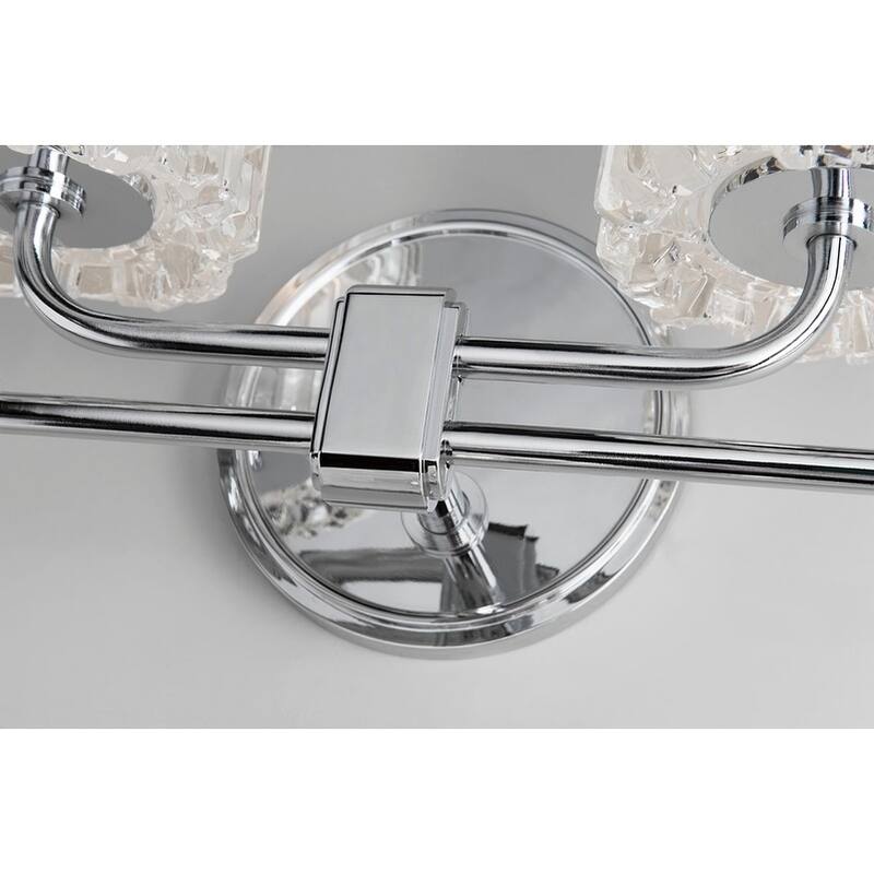 Dexter 4-light Chrome Vanity with Clear Shade