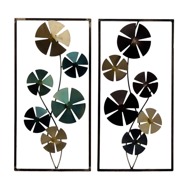 Gallerie Decor 'Geo Circles' Metal Wall Art (Set of 2) - 17270177 ...