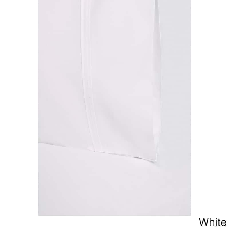 Superior 300 Thread Count Percale Cotton Deep Pocket Bed Sheet Set - White - Twin XL