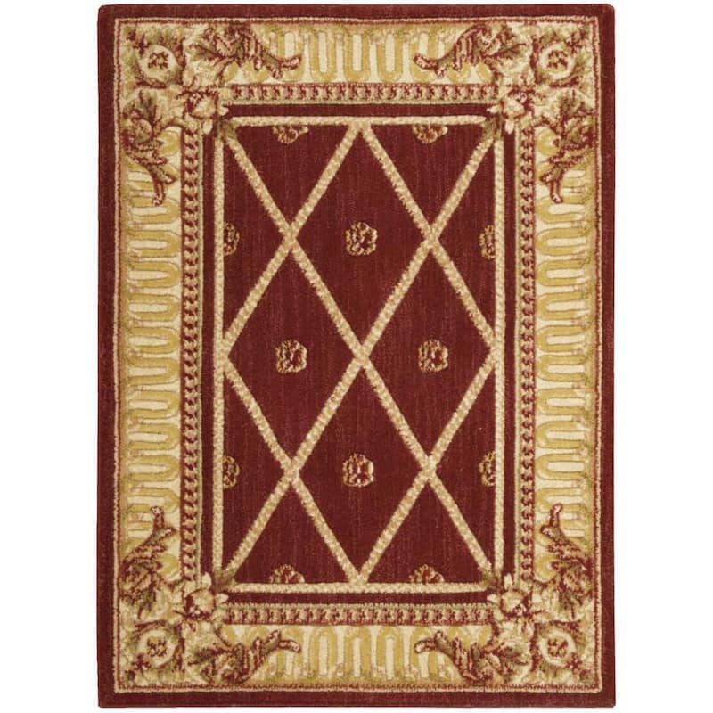 Nourison Ashton House Wool Area Rug - 2' x 2' 9" - Red - Runner/Rectangle