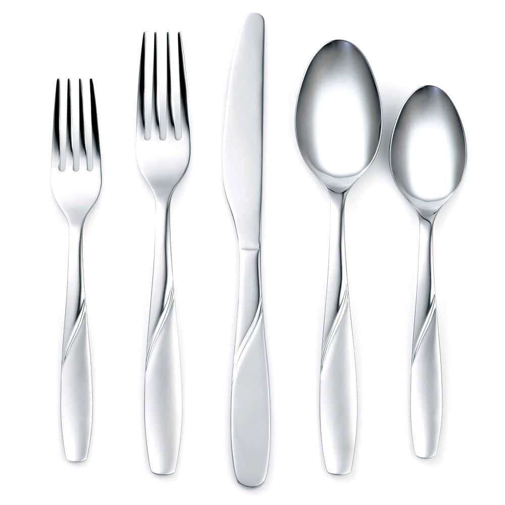 Corelle Coordinates Ida Sand 60-Piece Flatware Set