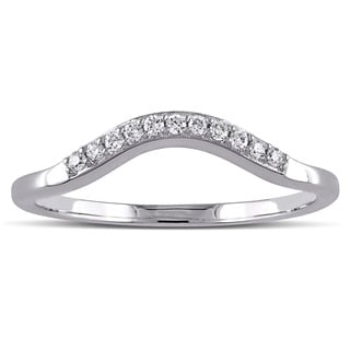 miadora 14k white gold 16ct tdw diamond contour anniversary style stackable wedding band - Wedding And Engagement Rings miadora 14k white gold 16ct tdw diamond contour anniversary style stackable wedding band - Wedding And Engagement Rings