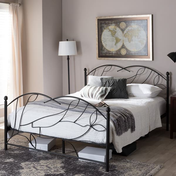 Shop Black Friday Deals On Vintage Industrial Metal Platform Bed By Baxton Studio Overstock 10137289