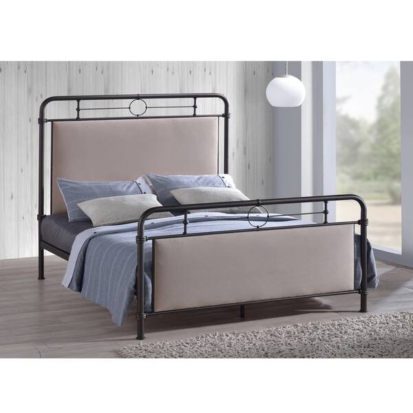 Ginger Vintage Inspired Metal Platform Bed