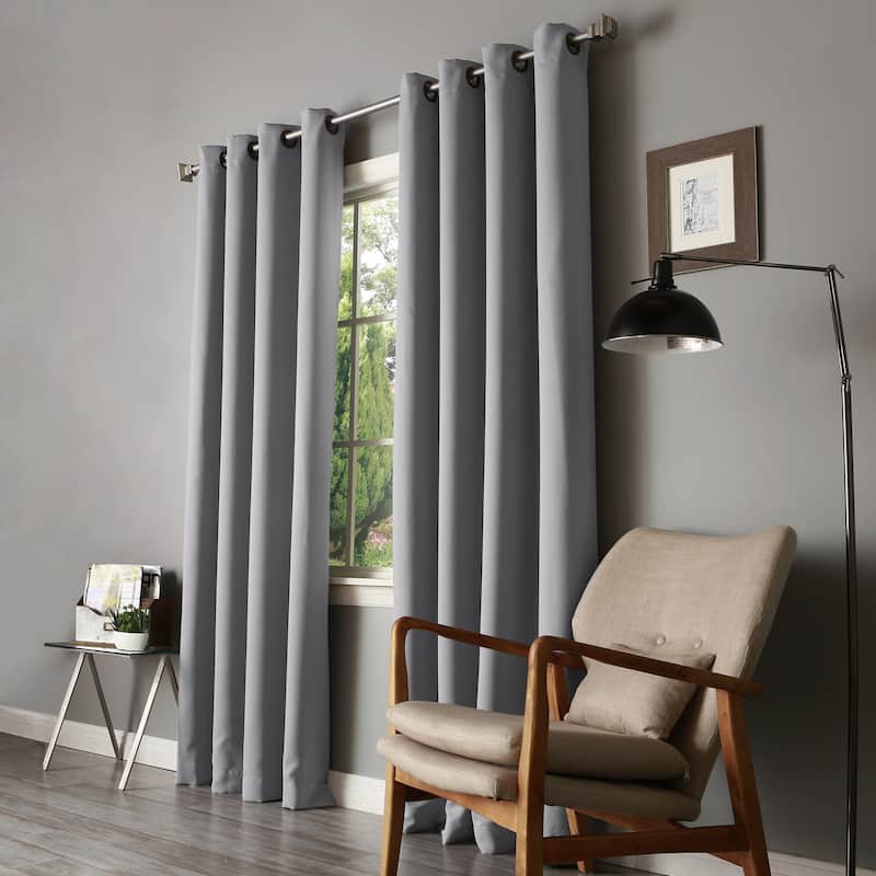 Aurora Home Thermal Insulated Blackout Curtain Panel Pair - 52"w x 90"l