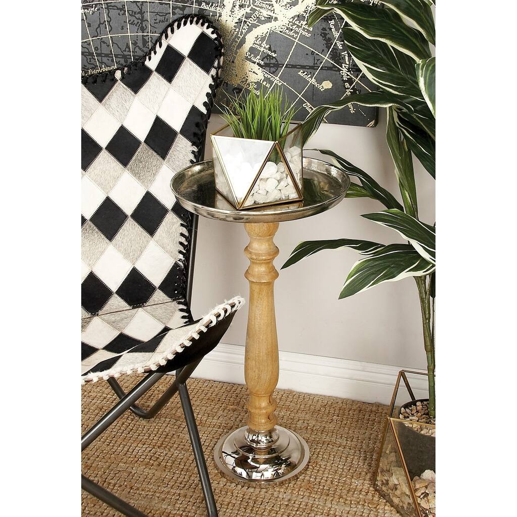 Exquisite Aluminum Wood Tray Stand