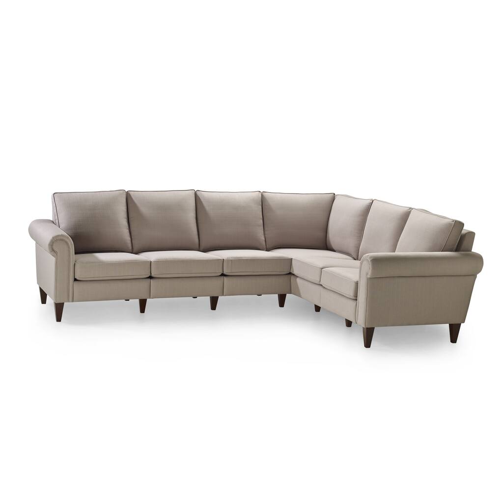 Avery Three Corner Two Sectional-Bisque
