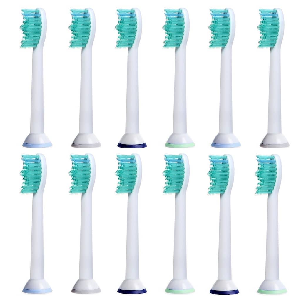 Replacement Toothbrush Heads Compatible with Sonicare Electric Toothbrushes (Pack of 12)