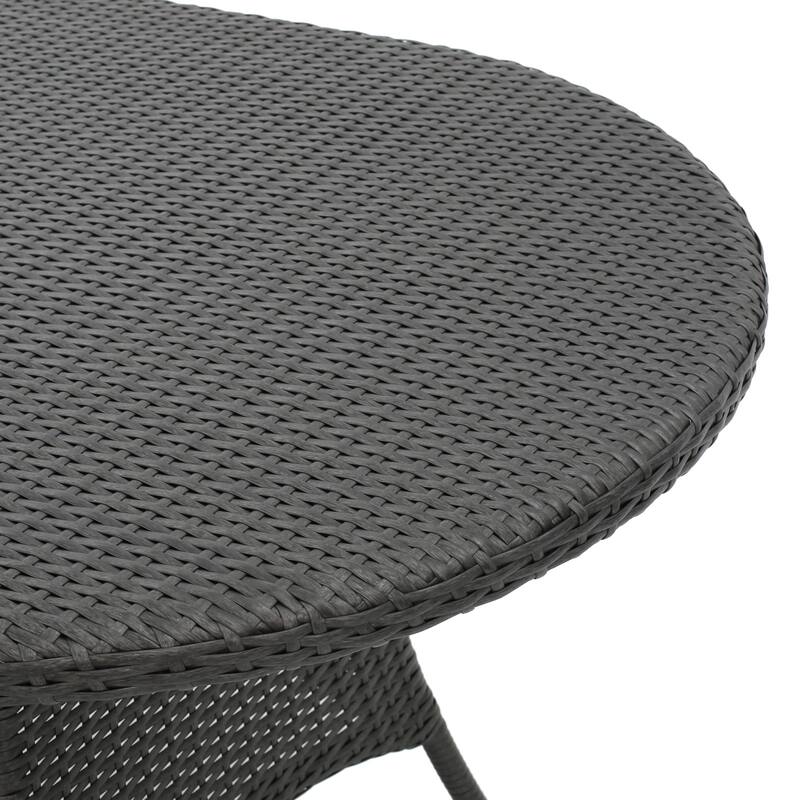 Anthony Outdoor 7-piece Wicker Dining Set with Cushions by Christopher Knight Home