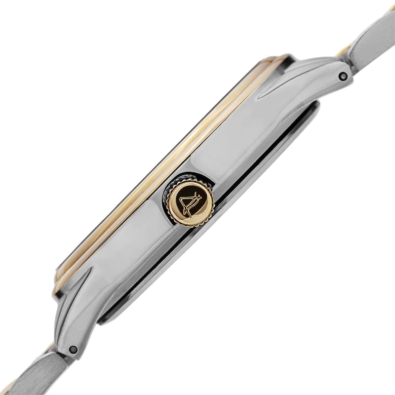 August Steiner Men's Quartz Multifunction Alloy Two-Tone Bracelet Watch