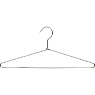 Polished Chrome Metal Top/Suit Hanger (Box of 100)