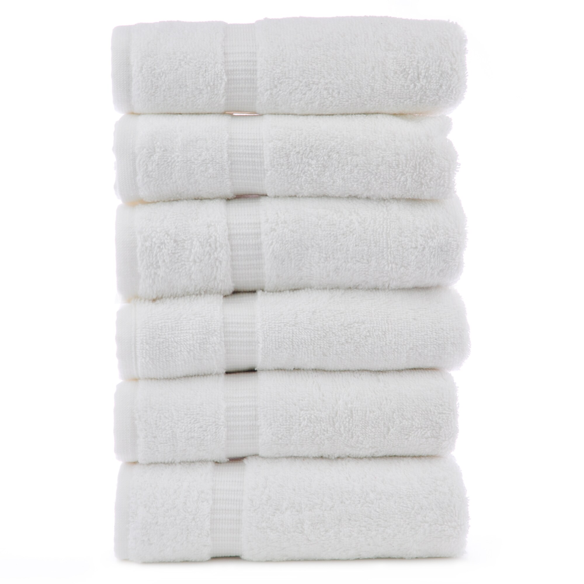 Luxury Hotel & Spa Turkish Cotton Dobby Hand Towels (Set of 6) - Bed Bath &  Beyond - 10138987