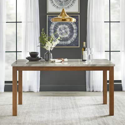 Simple Living Edina Dining Table - Walnut