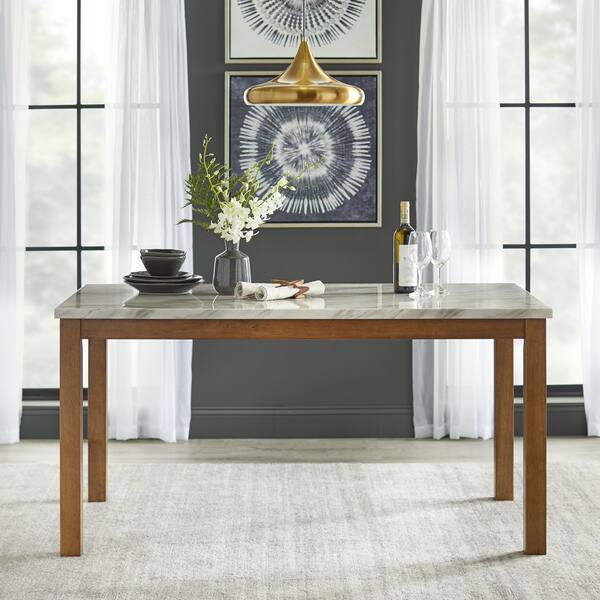 slide 2 of 5, Simple Living Edina Dining Table - Walnut