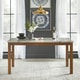 preview thumbnail 1 of 3, Simple Living Edina Dining Table - Walnut