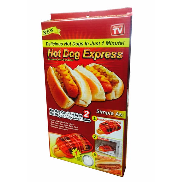 As Seen On Tv Hot Dog Express 2 Piece Microwave Pocket As Seen On Tv Hot Dog Express 2 Piece Microwave Pocket