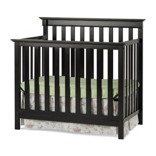 Child Craft Bradford Mini 4-in-1 Convertible Crib and Mattress