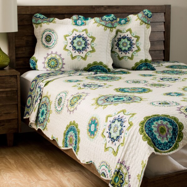 Slumber Shop Nicole 3-piece Reversible Quilt Set