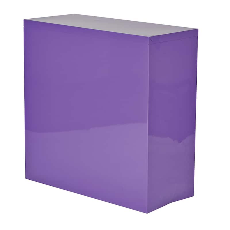 OSP Home Furnishings 28" Fun Color Metal Bookcase - Purple