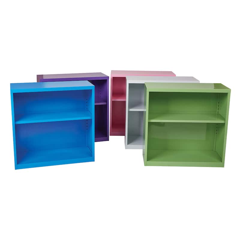 OSP Home Furnishings 28" Fun Color Metal Bookcase