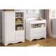 preview thumbnail 1 of 1, South Shore Heavenly Changing Table and Armoire with Drawers Pure White