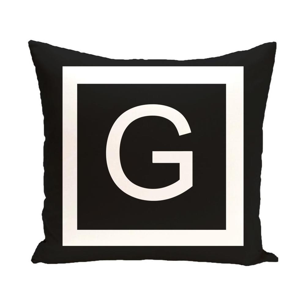 E by design PA-N5-grey-16 Animal Print Decorative Pillow Grey 16-Inch