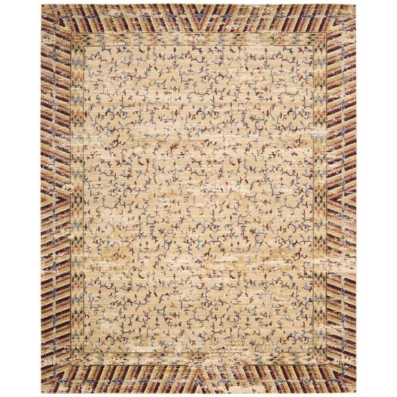 Nourison Dynasty DYN01 Area Rug - 8' 6" x 11' 6" - Tan - Rectangle