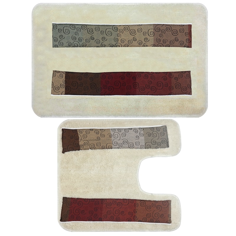 Avant-Garde Bath and Contour Rug Set or Separates