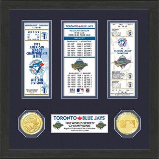 Toronto Blue Jays 1992 World Series Champions Ticket Collection - Bed ...