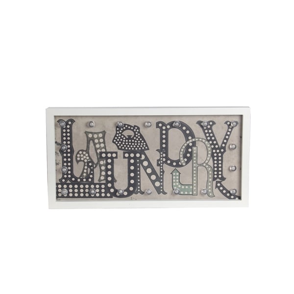 Laundry Vintage-inspired Wooden Wall Decor