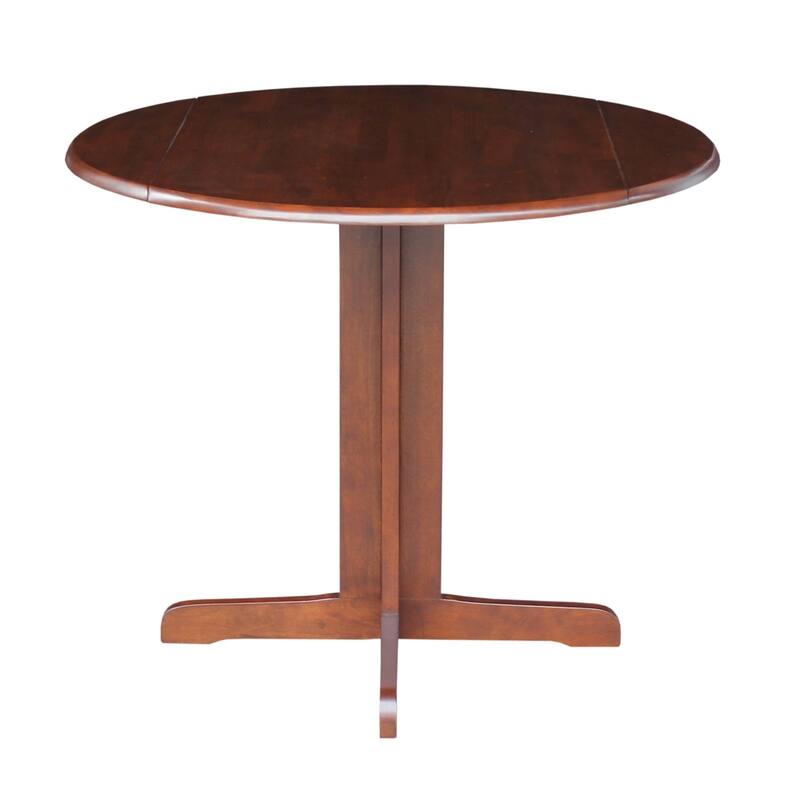 International Concepts Dual Drop Leaf 36-inch Dining Table - Espresso