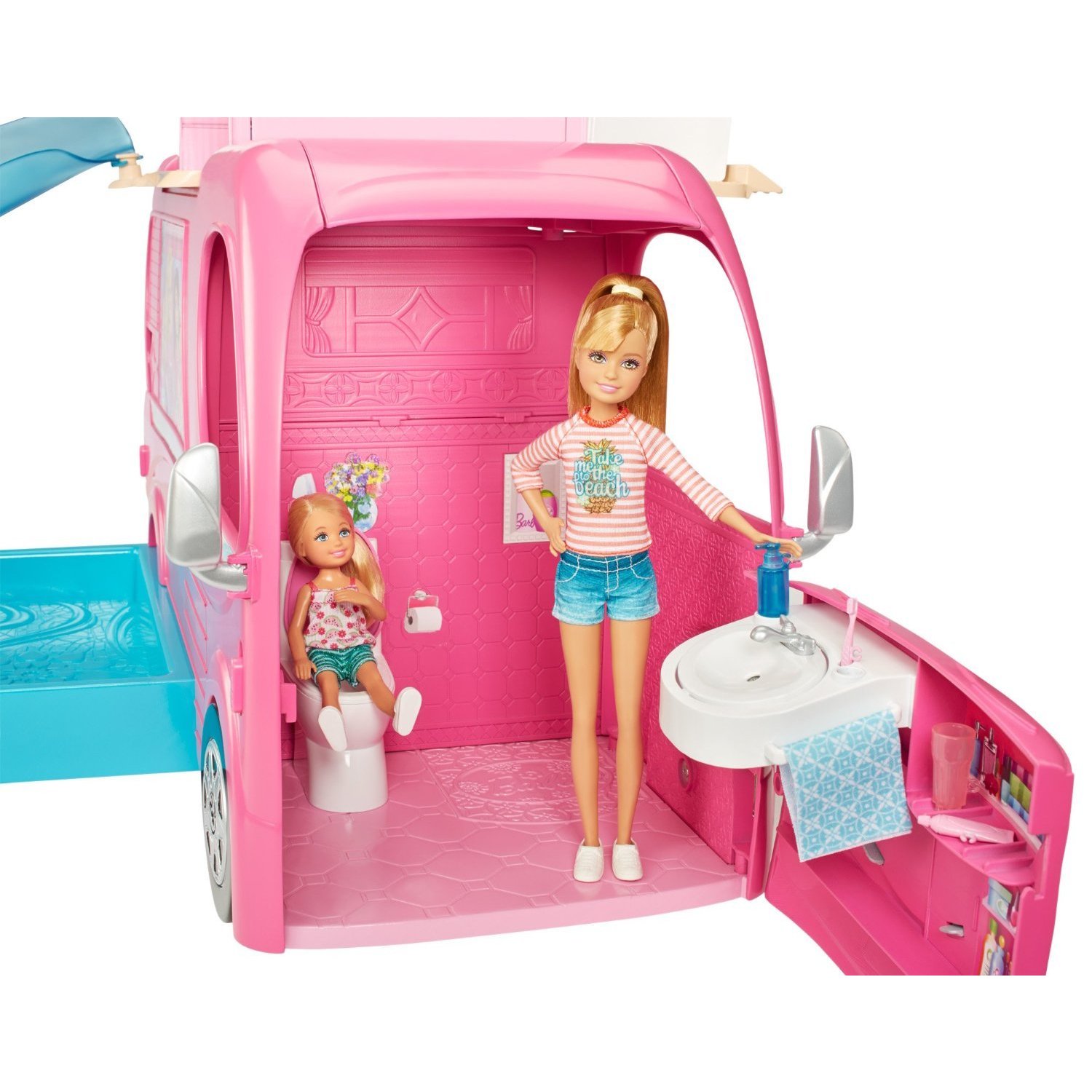 Barbie Pink Pop-up Camper Toy - Bed Bath & Beyond - 10150855