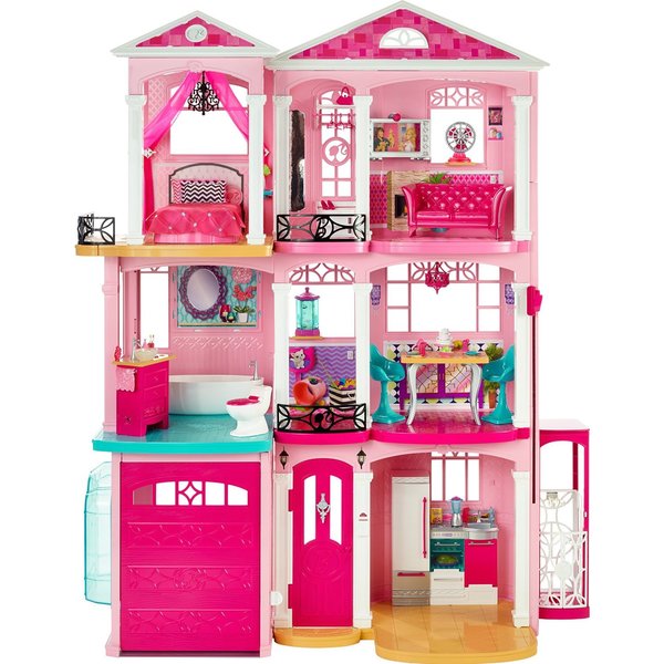 barbie doll house with pool
