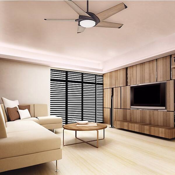 Shop Casablanca 54 Inch Stealth Industrial Rust 5 Blade Ceiling
