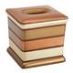 Option Copper Striped Tissue Box
