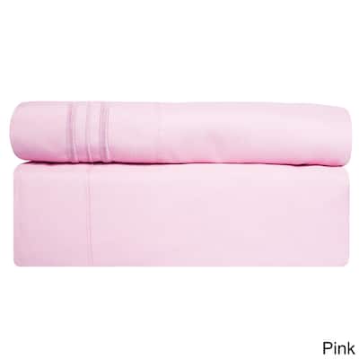 Sweet Home Collection 4 Piece Sheet Set, Ultra Soft 1800 Series, Double Brushed Microfiber