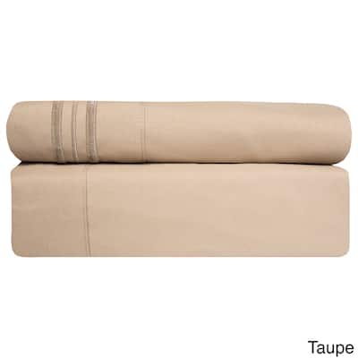 Sweet Home Collection 4 Piece Sheet Set, Ultra Soft 1800 Series, Double Brushed Microfiber